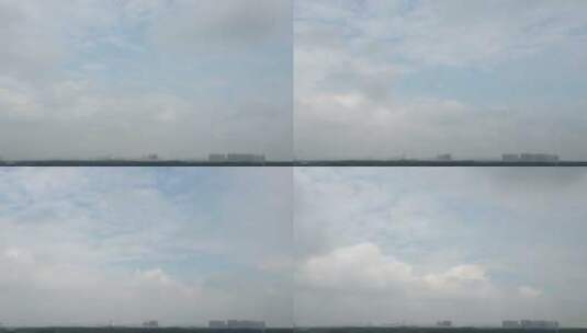 4K30FPS城市天际线的云层延时高清在线视频素材下载