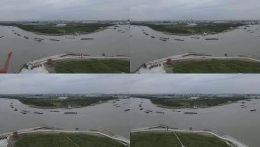 上海闵行浦江第一湾4K航拍高清在线视频素材下载