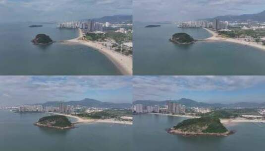 惠东县海岸线航拍高清在线视频素材下载