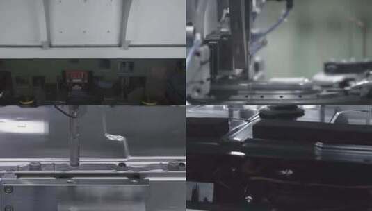 FPV穿越机汽车工厂 汽车制造高清在线视频素材下载