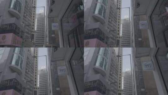 香港中环写字楼风光高清在线视频素材下载