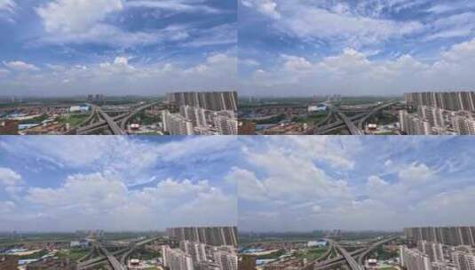 城市建筑风光延迟摄影高清在线视频素材下载