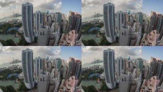 香港高楼视角延时高清在线视频素材下载
