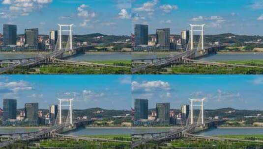 泉州晋江大桥白天8k延时素材高清在线视频素材下载