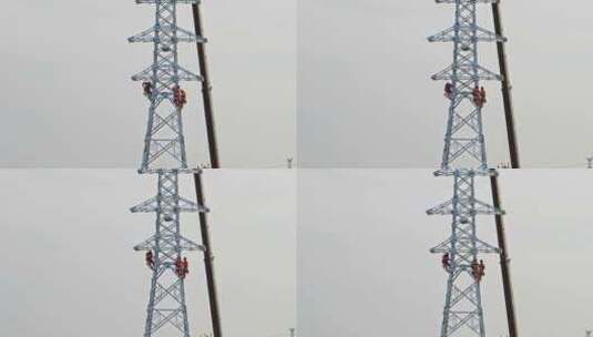 【合集】高空电塔作业高清在线视频素材下载