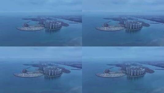 海南海花岛航拍空镜高清在线视频素材下载