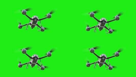 无人机 绿屏抠像 绿屏 飞行高清在线视频素材下载