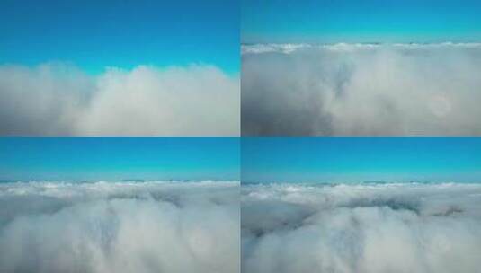 4K唯美山峰云海自然景色风光转场航拍视频高清在线视频素材下载