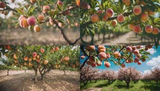 水果桃子高清在线视频素材下载