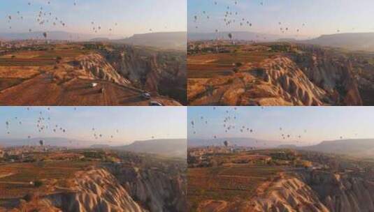 4K-土耳其上空的热气球高清在线视频素材下载