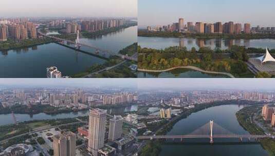 江西鹰潭市航拍视频集高清在线视频素材下载