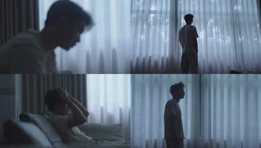 年轻人工作压力大高清在线视频素材下载