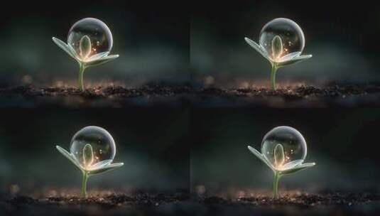 希望萌芽破土而出孕育着无限可能高清在线视频素材下载