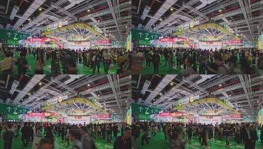 第八届进博会8.1馆农食产品展区进口博览高清在线视频素材下载