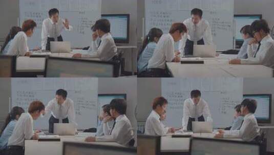 商务团队会议讨论高清在线视频素材下载