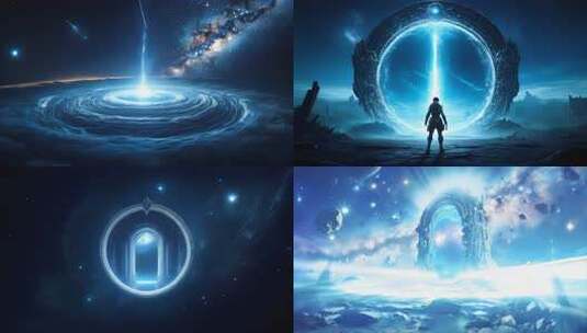 穿越时空之门合集4K高清在线视频素材下载