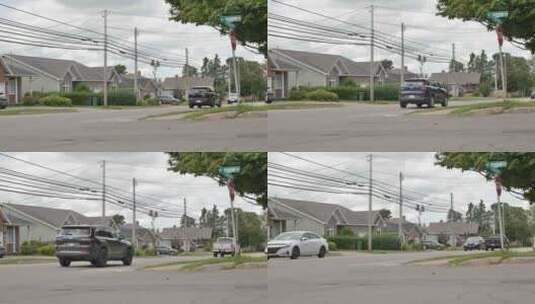 北美洲加拿大美国街头高清在线视频素材下载
