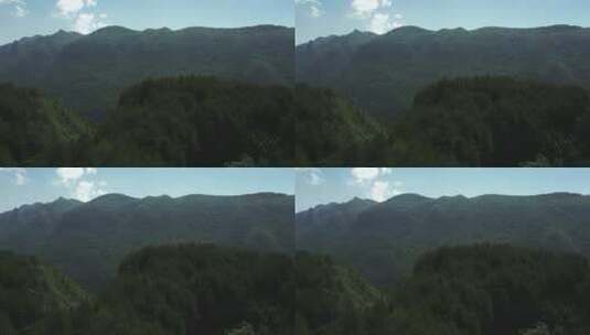 重庆万盛黑山谷山区森林航拍高清在线视频素材下载