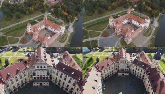 欧洲古堡老建筑高清在线视频素材下载