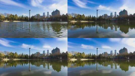 北京CBD城市风光高清在线视频素材下载
