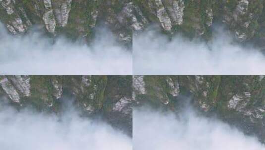 江西九江庐山地质公园深秋风光高清在线视频素材下载