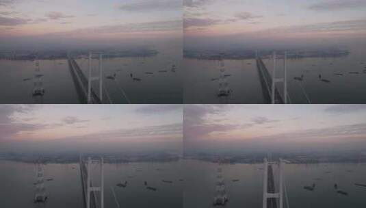 南沙大桥高清在线视频素材下载
