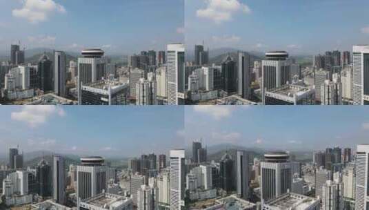 深圳罗湖国贸大厦高清在线视频素材下载