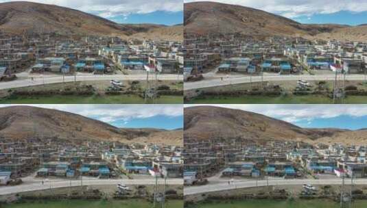 西藏村落 村庄高清在线视频素材下载