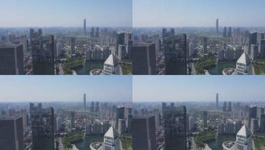 航拍湖北武汉城市风光宣传片高清在线视频素材下载