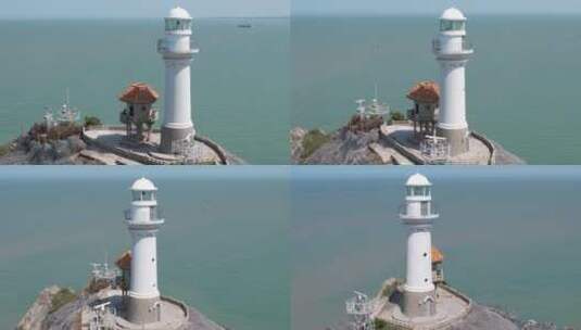海洋灯塔环绕高清在线视频素材下载