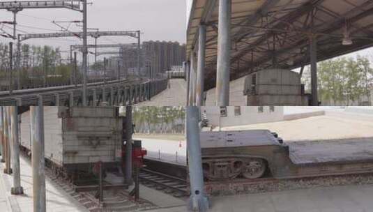【镜头合集】民国老车站列车火车设施场景高清在线视频素材下载