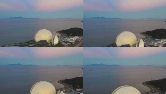 粉红色的光照在日月贝上高清在线视频素材下载