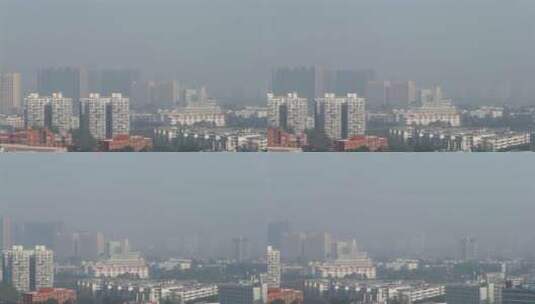 城市雾霾、成都2013、东门、川师附近 (3)高清在线视频素材下载
