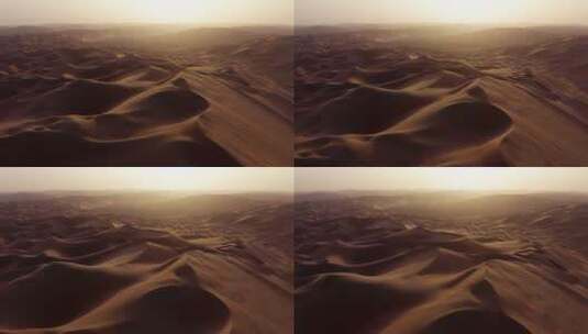 航拍沙漠戈壁高清在线视频素材下载