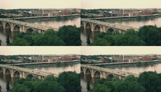 华盛顿特区的桥梁高清在线视频素材下载