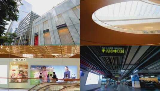 大型现代化商场广州太古汇4k视频素材高清在线视频素材下载