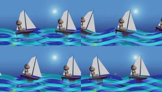 儿童卡通动画合成视频素材高清在线视频素材下载