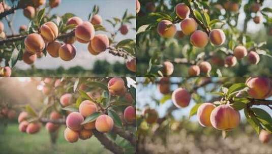 水果桃子高清在线视频素材下载