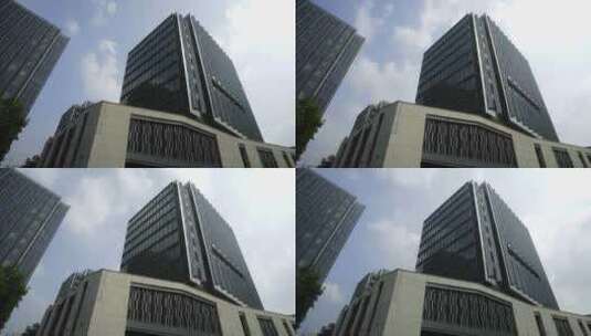原创高楼大厦玻璃幕墙延时4K-7高清在线视频素材下载