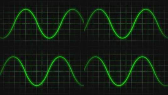 正弦波动画高清在线视频素材下载