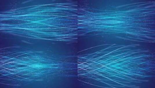 蓝色科技粒子背景视频高清在线视频素材下载