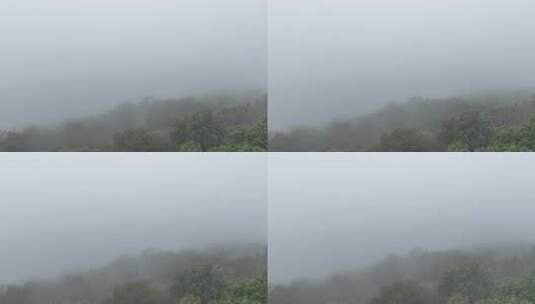 山林间云雾弥漫景象高清在线视频素材下载