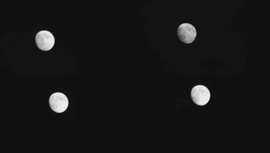 月球特写镜头高清在线视频素材下载