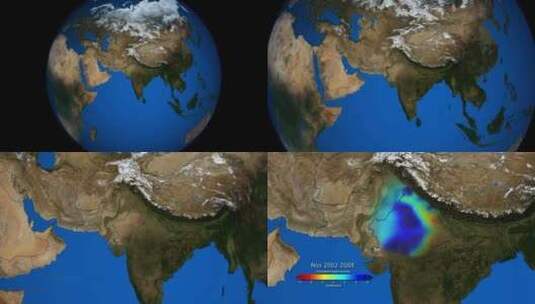 印度地下水流失概念高清在线视频素材下载