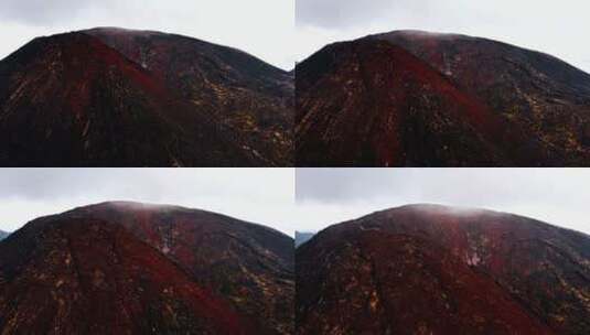 寂静的美丽火山高清在线视频素材下载