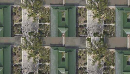 庐山东林寺4K航拍原素材高清在线视频素材下载