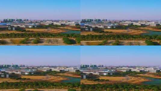 宁乡经济产业园工业园航拍-竖版高清在线视频素材下载