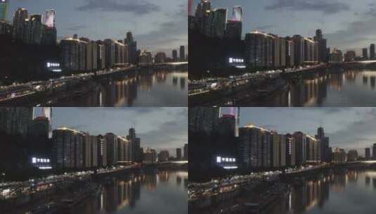 重庆CBD、人民广场、商业中心高清在线视频素材下载