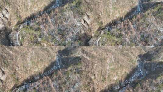 白云山雪景云海山峰航拍高清在线视频素材下载