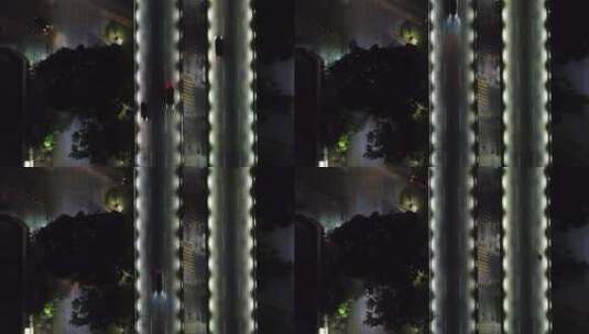 夜间的城市交通高清在线视频素材下载